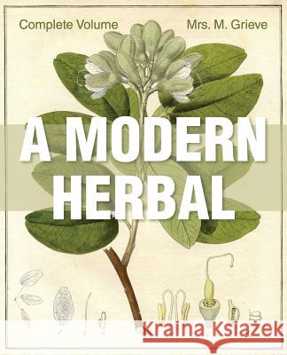 A Modern Herbal: The Complete Edition Margaret Grieve 9781626542235 Stone Basin Books - książka