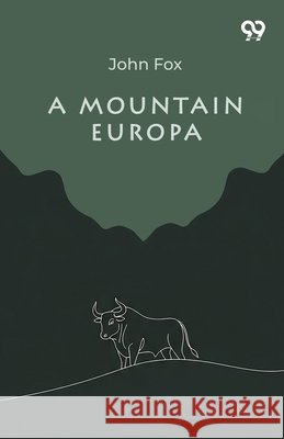 A Mountain Europa John Fox 9789375552116 Double 9 Books - książka