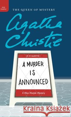 A Murder Is Announced Agatha Christie Mallory (DM) 9780062573322 William Morrow & Company - książka