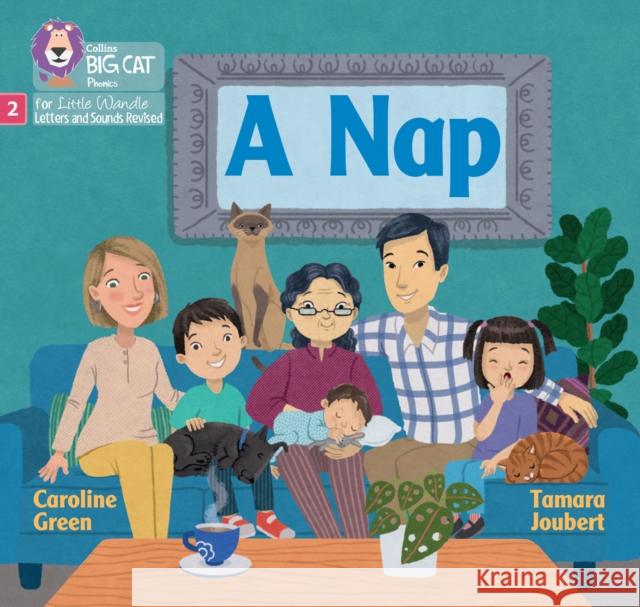 A Nap: Phase 2 Set 1 Blending Practice Caroline Green 9780008540111 HarperCollins Publishers - książka