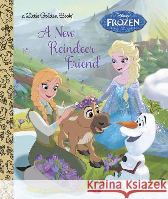 A New Reindeer Friend (Disney Frozen) Jessica Julius Random House Disney 9780736433518 Random House Disney - książka