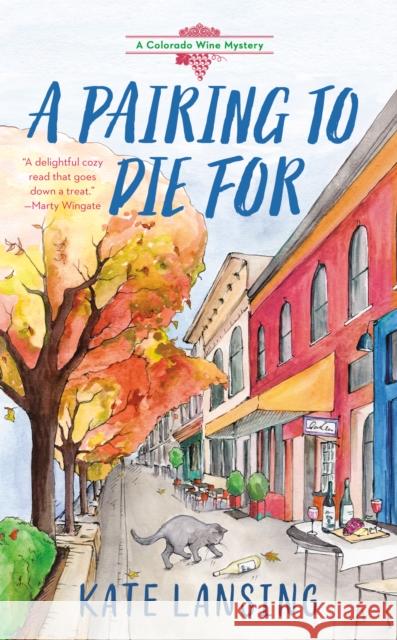 A Pairing to Die For Kate Lansing 9780593100202 Berkley Books - książka