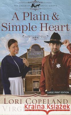A Plain & Simple Heart Lori Copeland Virginia Smith 9781594154393 Christian Large Print - książka