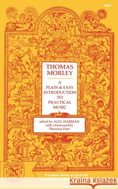 A Plain and Easy Introduction to Practical Music Thomas Morley 9780393006827 W W NORTON & CO LTD - książka