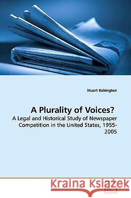 A Plurality of Voices? Stuart Babington 9783639175950  - książka