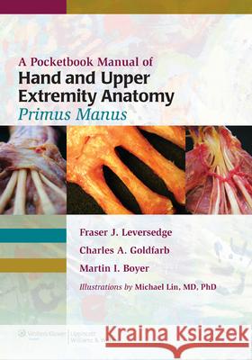 A Pocketbook Manual of Hand and Upper Extremity Anatomy: Primus Manus Fraser Leversedge 9781608314669  - książka