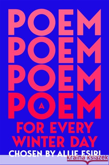A Poem for Every Winter Day Allie Esiri 9781035044740 Pan Macmillan - książka