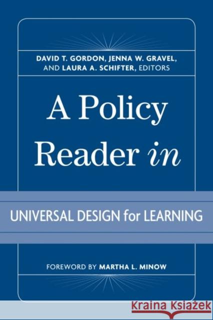 A Policy Reader in Universal Design for Learning    9781934742389 Harvard Educational Publishing Group - książka