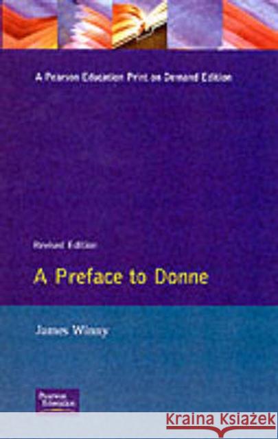A Preface to Donne James Winny J. Winny 9780582352469 Longman Publishing Group - książka