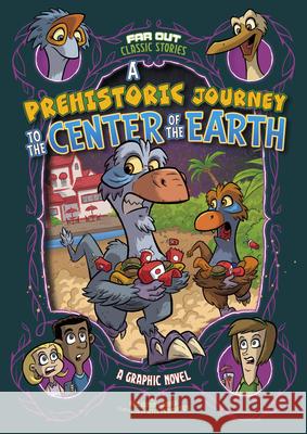 A Prehistoric Journey to the Center of the Earth Benjamin Harper Otis Frampton 9781666329117 Stone Arch Books - książka