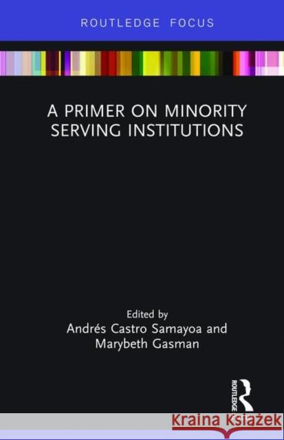 A Primer on Minority Serving Institutions Andres Castro Samayoa Marybeth Gasman 9781138369139 Routledge - książka
