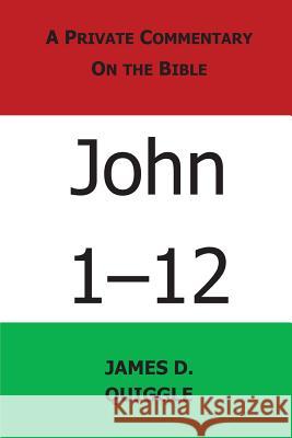 A Private Commentary on the Bible: John 1-12 James D. Quiggle 9781497345324 Createspace - książka