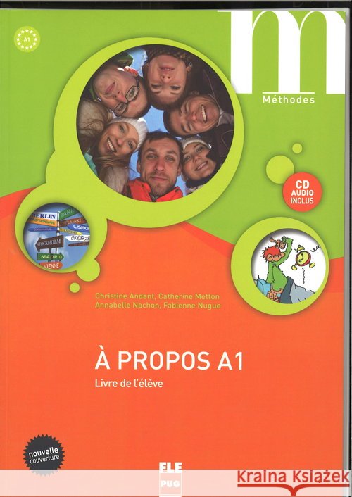 A propos A1 podręcznik + CD Andant Ch. Metton C. Nachon A. 9782706122866 Nowela - książka