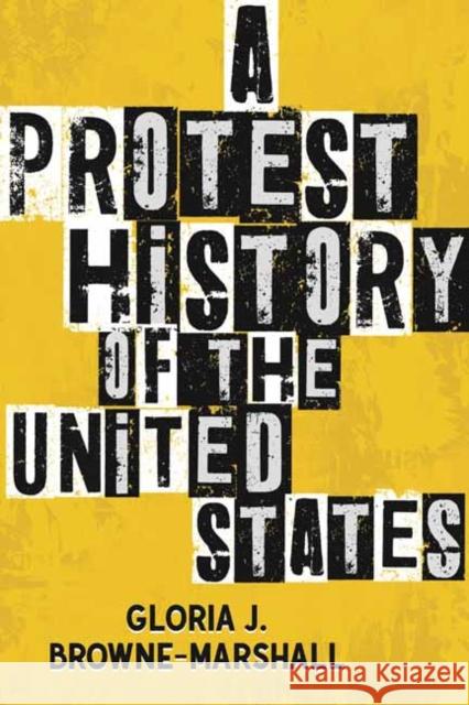 A Protest History of the United States Gloria J. Browne-Marshall 9780807010815 Beacon Press - książka