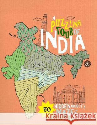 A Puzzling Tour of India Ambika Sambasivan 9780989061520 Yali Publishing LLC - książka