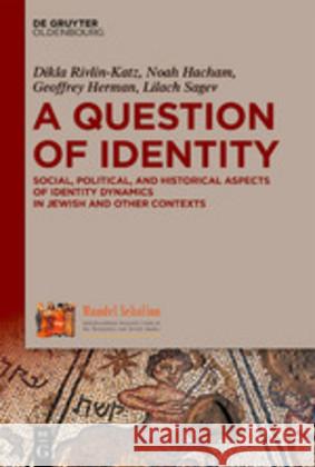 A Question of Identity No Contributor 9783110612486 Walter de Gruyter - książka