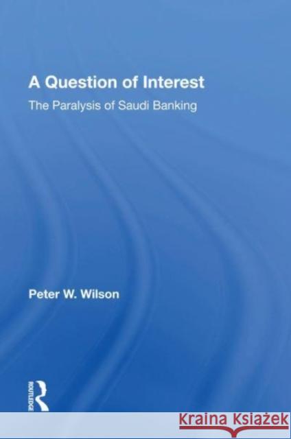 A Question Of Interest Peter Wilson 9780367165840 Taylor & Francis - książka