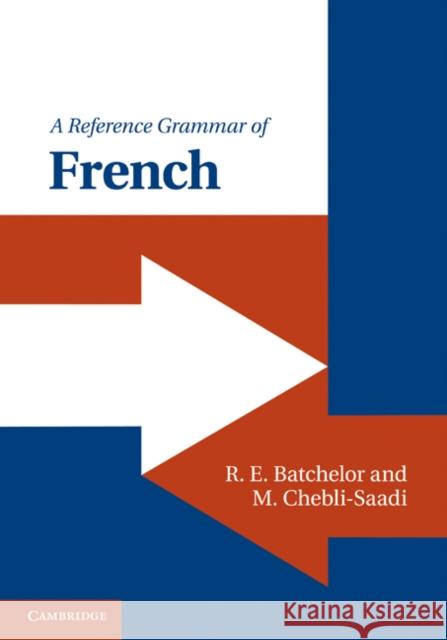 A Reference Grammar of French  9780521196734 Cambridge University Press - książka