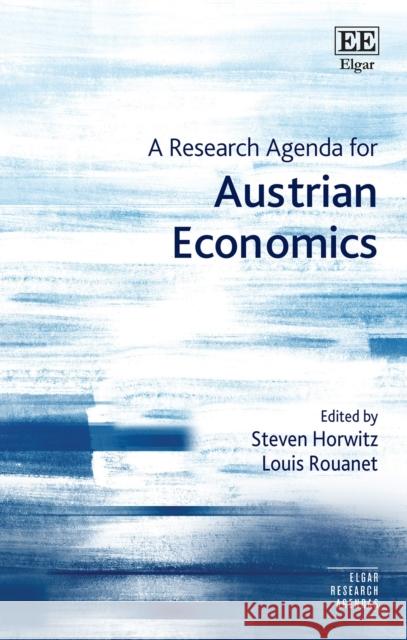 A Research Agenda for Austrian Economics  9781800882256 Edward Elgar Publishing Ltd - książka