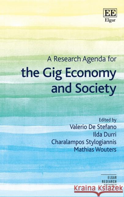 A Research Agenda for the Gig Economy and Society  9781800883505 Edward Elgar Publishing Ltd - książka