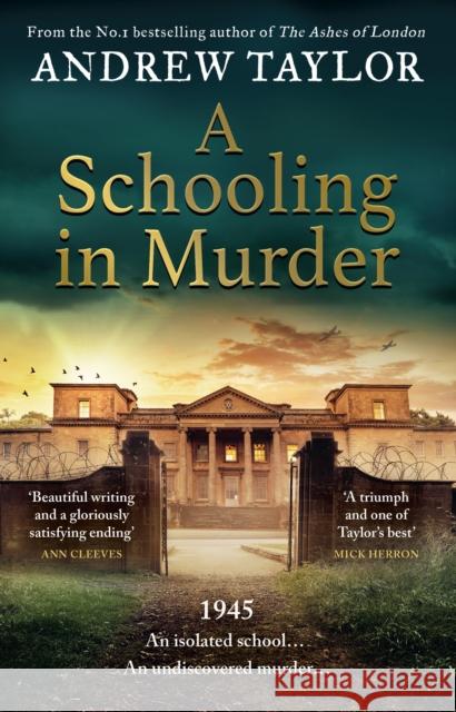 A Schooling in Murder Andrew Taylor 9780008494230 HarperCollins Publishers - książka