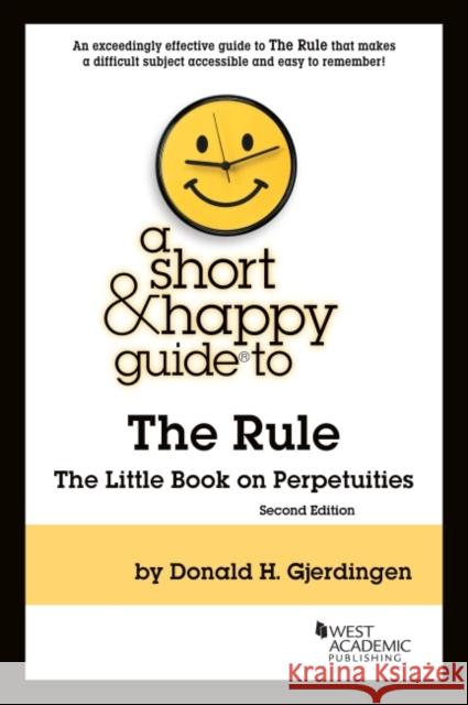 A Short & Happy Guide to The Rule Donald H. Gjerdingen 9781647085148 West Academic Publishing - książka