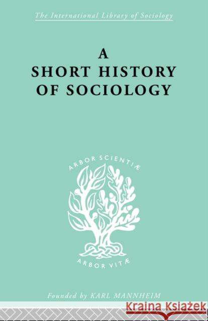 A Short History of Sociology Harry M. Johnson 9780415436885 ROUTLEDGE - książka