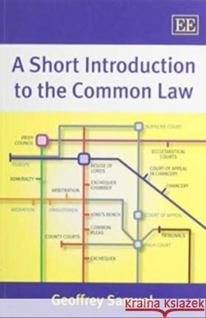 A Short Introduction to the Common Law Geoffrey Samuel   9781782549505 Edward Elgar Publishing Ltd - książka