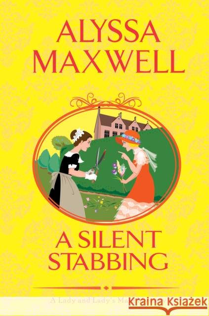 A Silent Stabbing Alyssa Maxwell 9781496717429 Kensington Publishing - książka