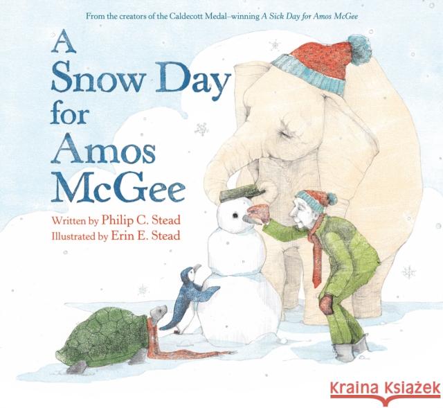 A Snow Day for Amos McGee Philip C. Stead 9781250324733 Roaring Brook Press - książka