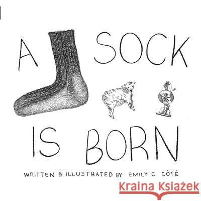 A Sock Is Born Emily Christine Cote 9781620237823 Atlantic Publishing Group - książka