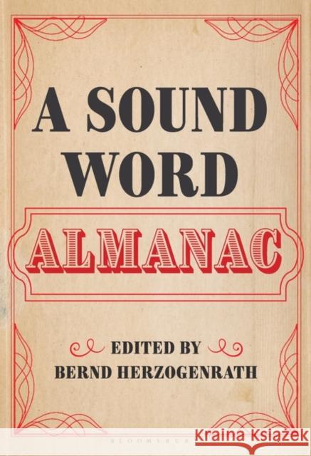 A Sound Word Almanac  9798765109052 Bloomsbury Publishing USA - książka