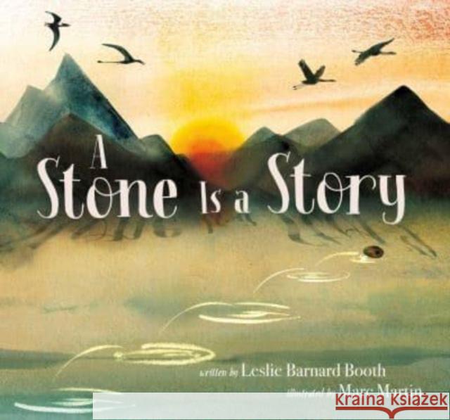 A Stone Is a Story Leslie Barnard Booth Marc Martin 9781534496941 Margaret K. McElderry Books - książka