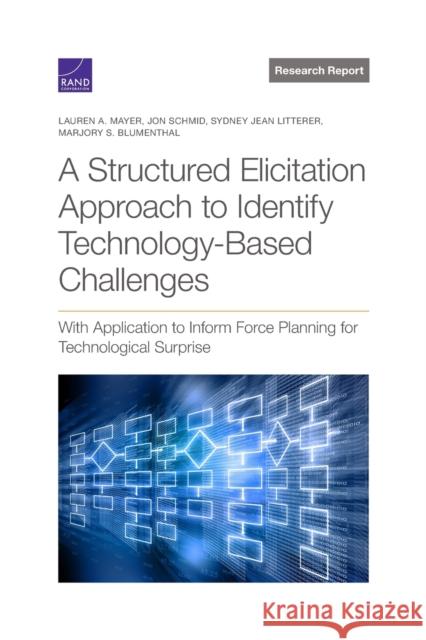 A Structured Elicitation Approach to Identify Technology-Based Challenges: With Application to Inform Force Planning for Technological Surprise Lauren Mayer, Jon Schmid, Sydney Litterer, Marjory Blumenthal 9781977407375 RAND - książka