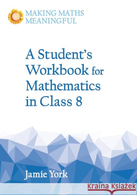 A Student's Workbook for Mathematics in Class 8 Jamie York 9781782503217 Floris Books - książka