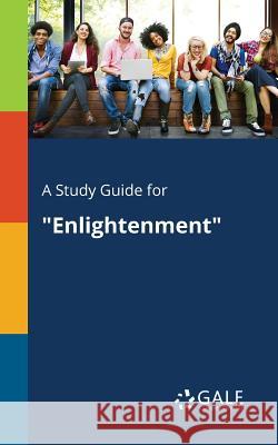 A Study Guide for Enlightenment Cengage Learning Gale 9781375379533 Gale, Study Guides - książka