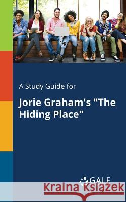 A Study Guide for Jorie Graham's 