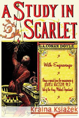 A Study in Scarlet - Illustrated Sir Arthur Conan Doyle   9781603865654 Rough Draft Printing - książka