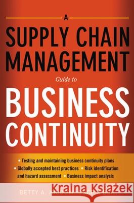 A Supply Chain Management Guide to Business Continuity Betty Kildow 9781400238774 Amacom - książka