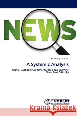 A Systemic Analysis Demontray Lockhart 9783659195303 LAP Lambert Academic Publishing - książka