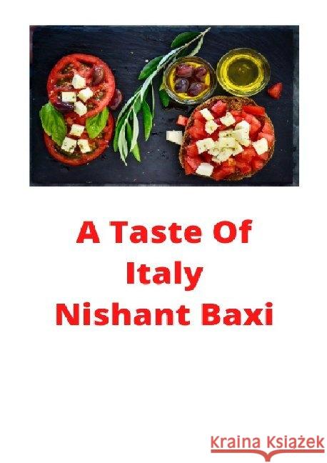 A Taste Of Italy Baxi, Nishant 9783752972177 epubli - książka