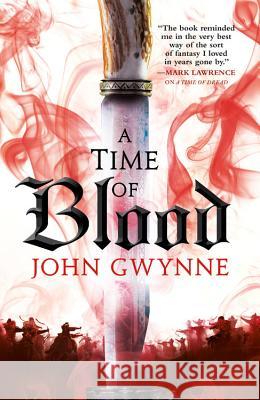 A Time of Blood John Gwynne 9780316502276 Orbit - książka