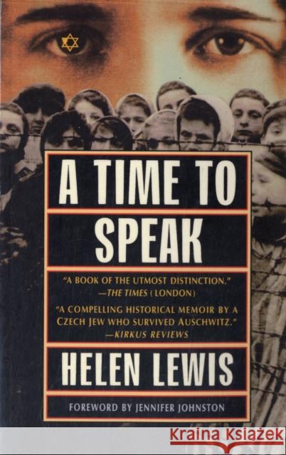 A Time to Speak Helen Lewis 9780786704866 Carroll & Graf Publishers - książka