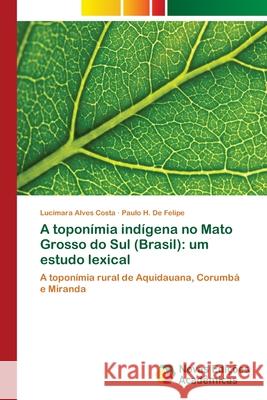 A toponímia indígena no Mato Grosso do Sul (Brasil): um estudo lexical Alves Costa, Lucimara 9786139616879 Novas Edicioes Academicas - książka