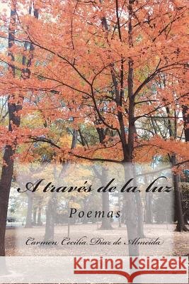 A través de la luz: Poemas Diaz De Almeida, Carmen Cecilia 9781986876049 Createspace Independent Publishing Platform - książka