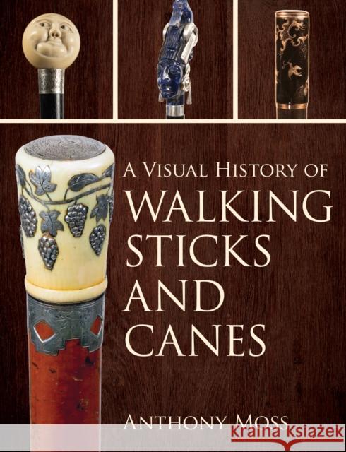 A Visual History of Walking Sticks and Canes Anthony Moss 9781538144954 Rowman & Littlefield - książka