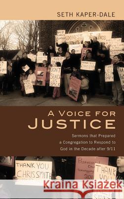 A Voice for Justice Seth Kaper-Dale, Allen Verhey 9781498266352 Wipf & Stock Publishers - książka