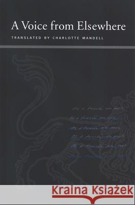 A Voice from Elsewhere Maurice Blanchot Charlotte Mandell 9780791470169 State University of New York Press - książka