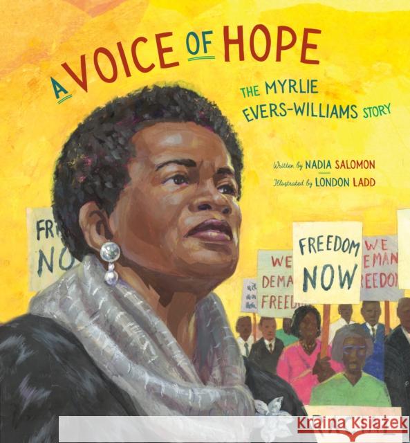 A Voice of Hope: The Myrlie Evers-Williams Story Nadia Salomon London Ladd 9780593525913 Philomel Books - książka