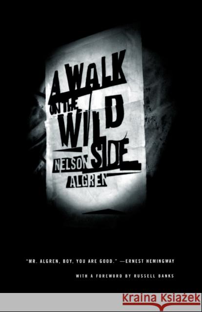 A Walk on the Wild Side Nelson Algren Russell Banks 9780374525323 Farrar Straus Giroux - książka